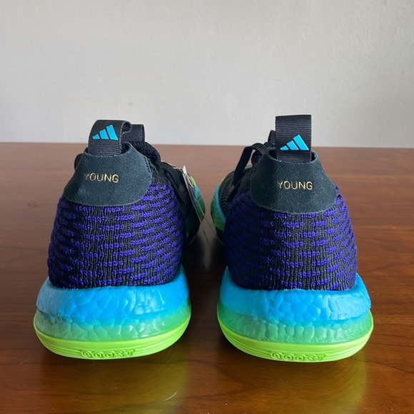 Adidas Trae Young 2 Trae Tlien athletic shoes black green [H06473] new with box - Picture 7 of 7